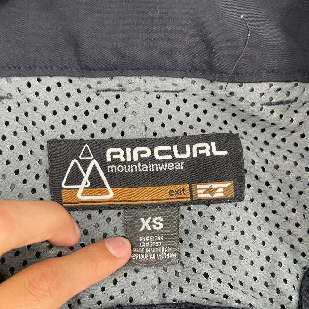 Rip Curl Mountainwear Exit Snow Pants Black Ski Snowboard Mens XS
